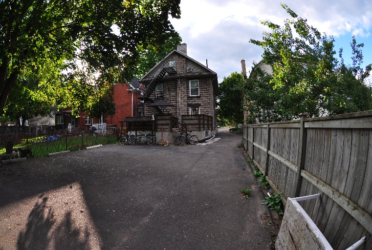 Parking Behind House